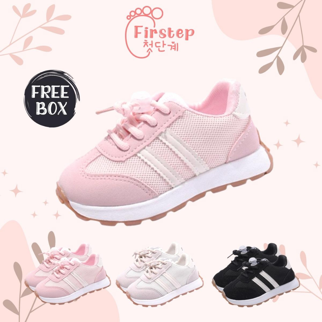 Sepatu Anak Perempuan Dan Laki Laki Import Sneaker Anak Usia 1-5 Tahun  FS161