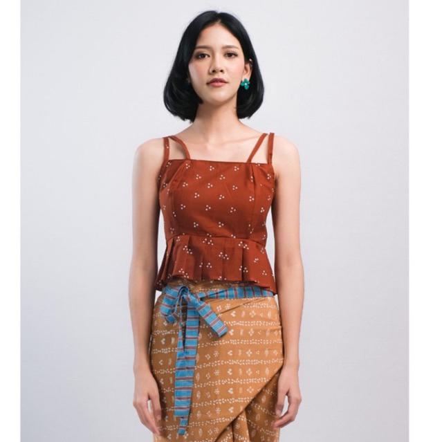 TANKTOP BATIK MODERN - TANK TOP BATIK - BATIK KEKINIAN