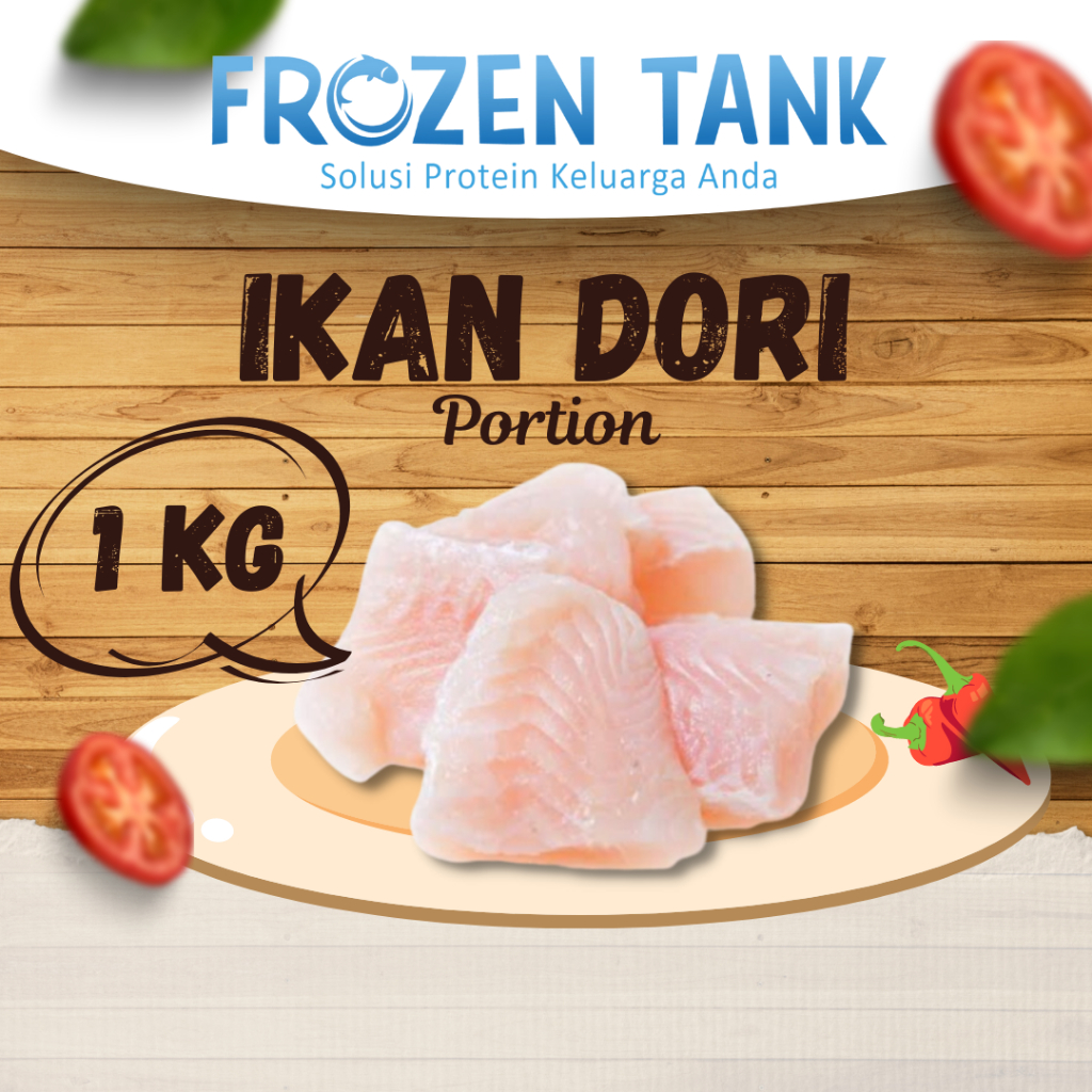 

Ikan Dori Portion 1 KG Dori Portion / Dori Fish Fillet Non Pengawet