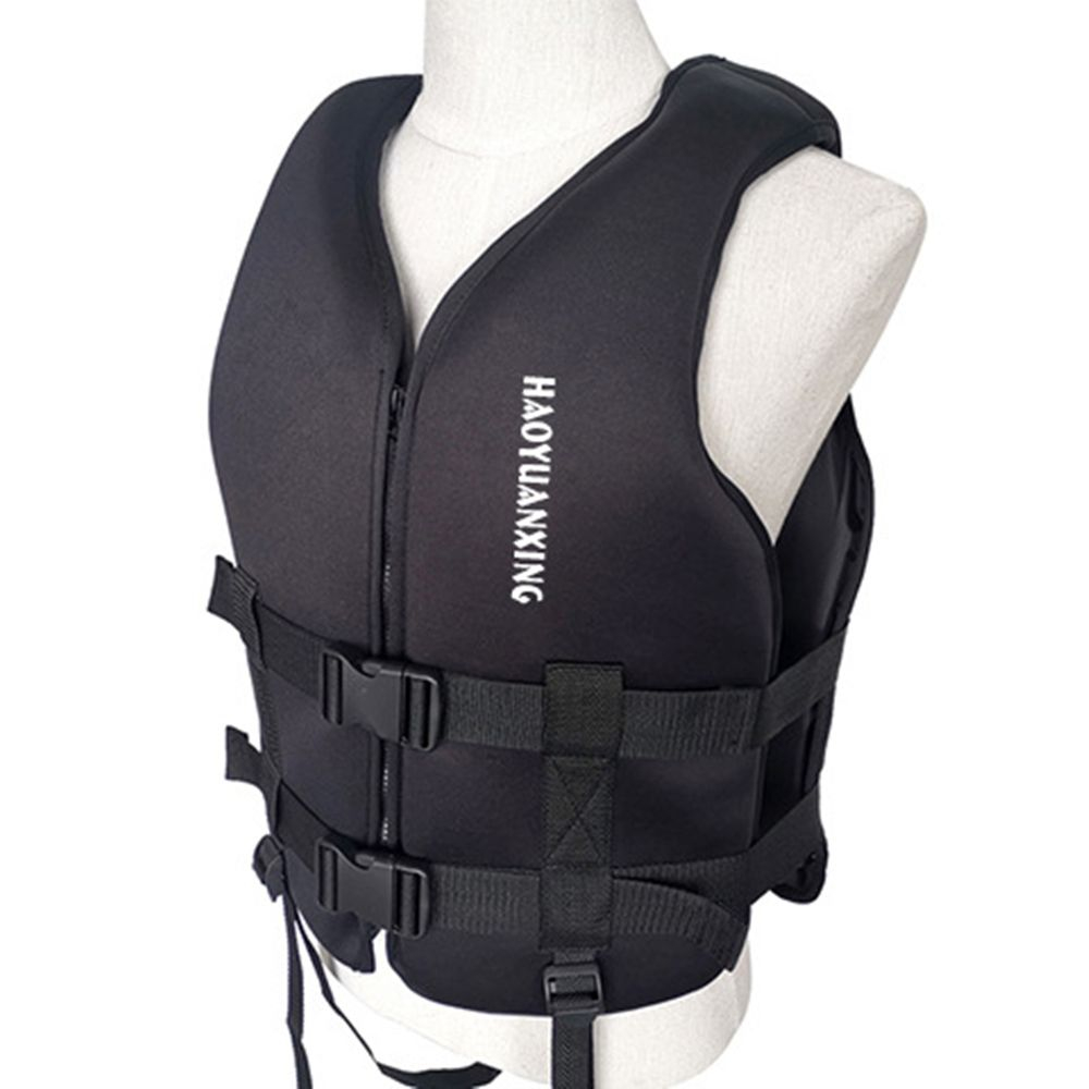 HAOYUANXING Jaket Pelampung Renang Dewasa Life Jacket Water Sport Vest M - JR-38 - Black