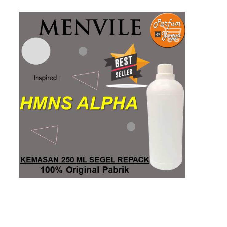 BIBIT PARFUM MURNI MENVILE HMNS ALPHA 250 ML | REPACK