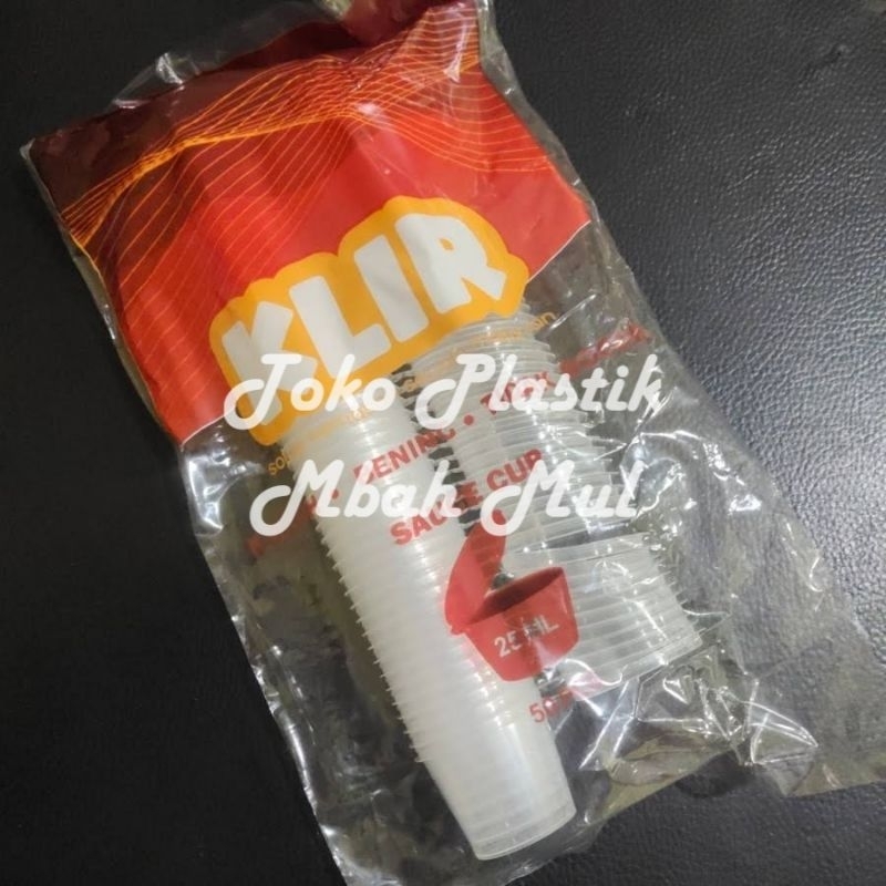 Cup saus KLIR / Thinwall sauce 25ml 35ml 65ml