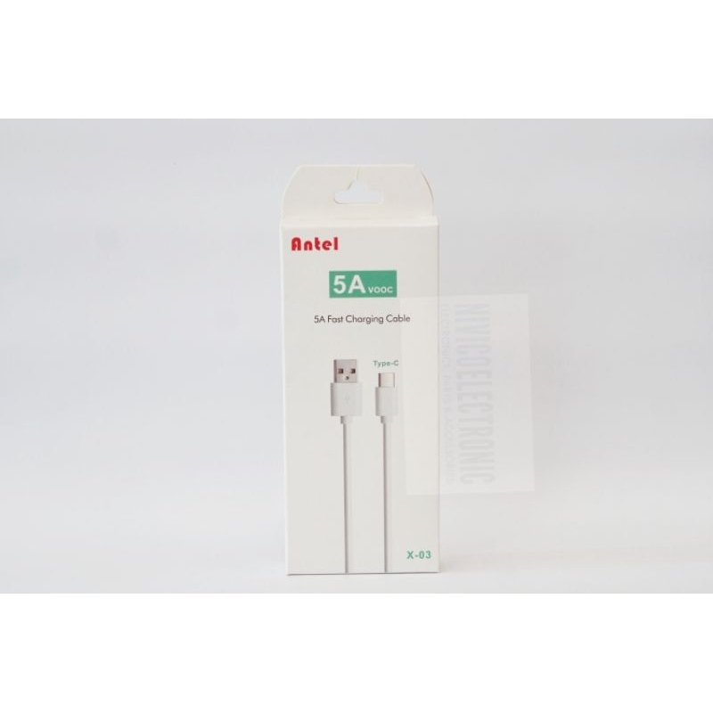 Kabel USB TYPE C 5A ANTEL FAST CHARGING X 03