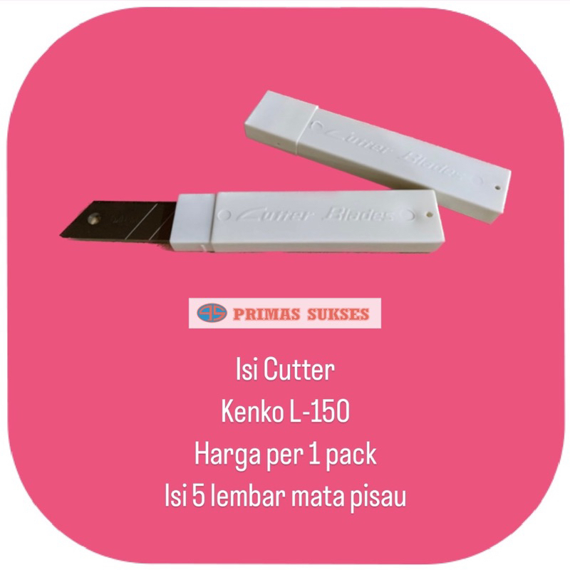 

KENKO Isi Cutter L-150 (Harga/1 pack)