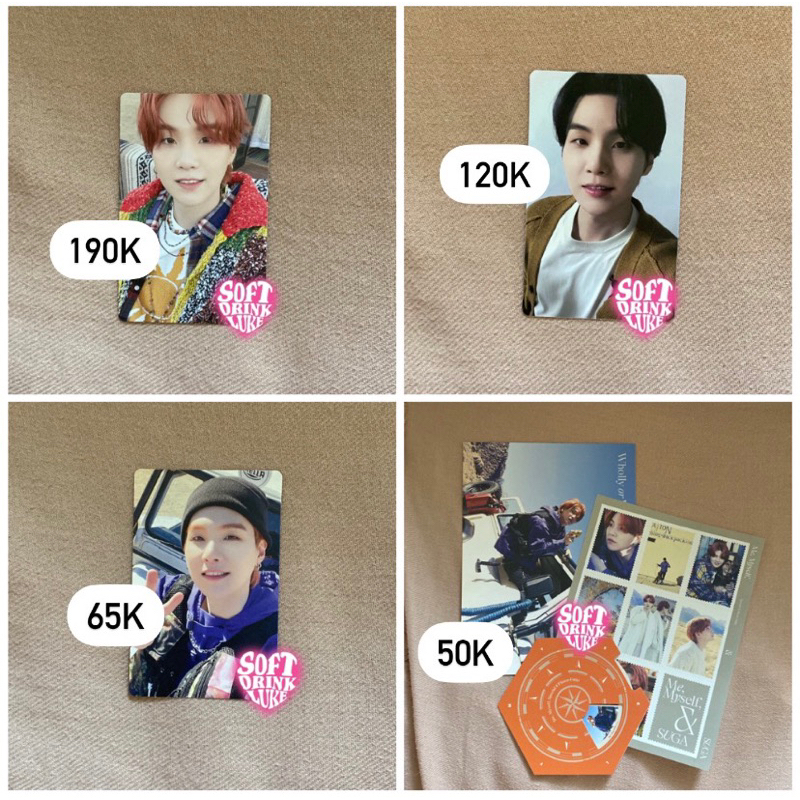 [Official] Photocard Suga BTS Special 8 Photofolio AgustD D-Day Dday LD Lucky Draw PC PWS Powerstati