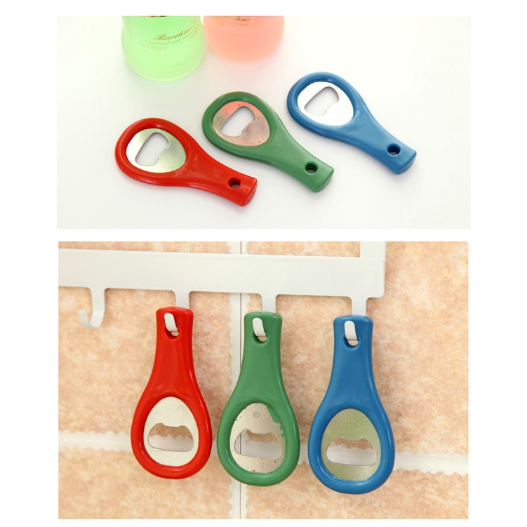 (clashop)Pembuka Botol Minuman Soda Kaleng Bottle Opener Gantungan Kunci Unik