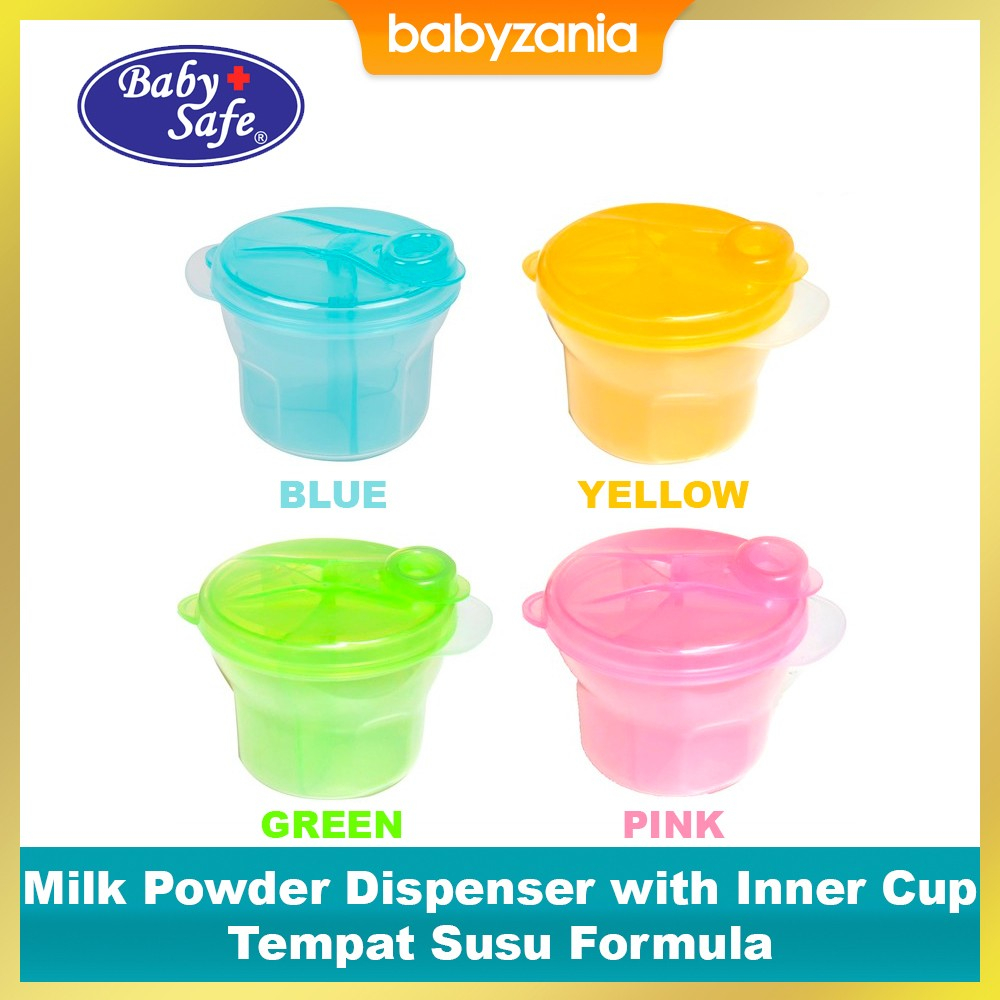 Baby Safe Milk Powder Dispenser with Inner Cup - Tersedia Pilihan Warna