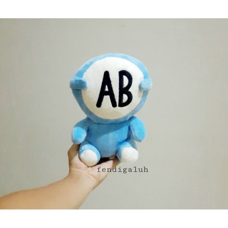 Boneka Karakter Golongan Darah AB Size 20 cm