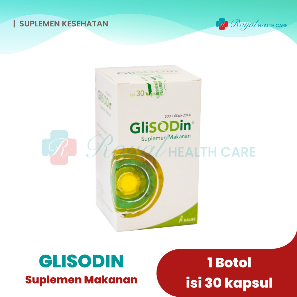 GLISODIN 30 KAPSUL Efektif Untuk Antioksidan Alami