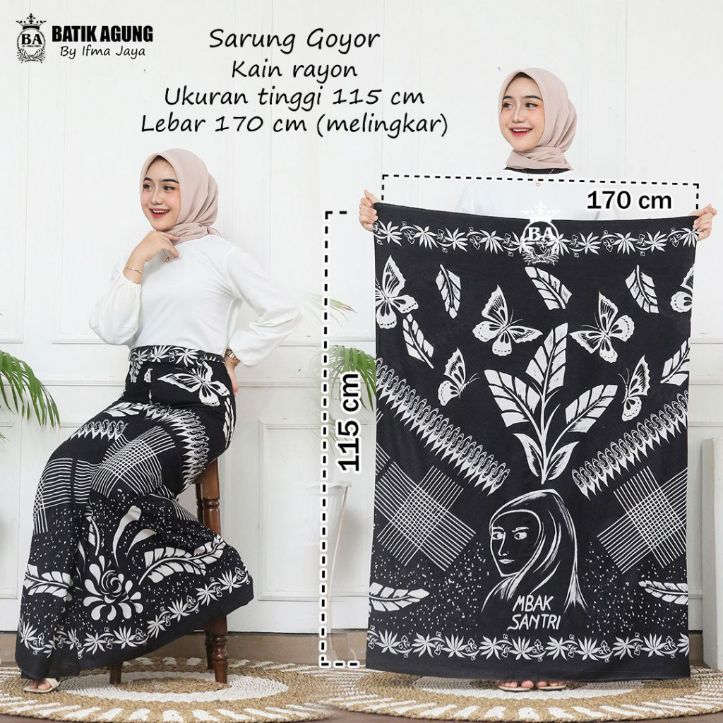 SARUNG MONOKROM SARUNG MBAK SANTRI SARUNG GLOYOR GOYOR SARUNG WANITA SARUNG SERAGAM SARUNG SANTUNG SARUNG BATIK PEKALONGAN SARUNG TUBAN SARUNG AQIL
