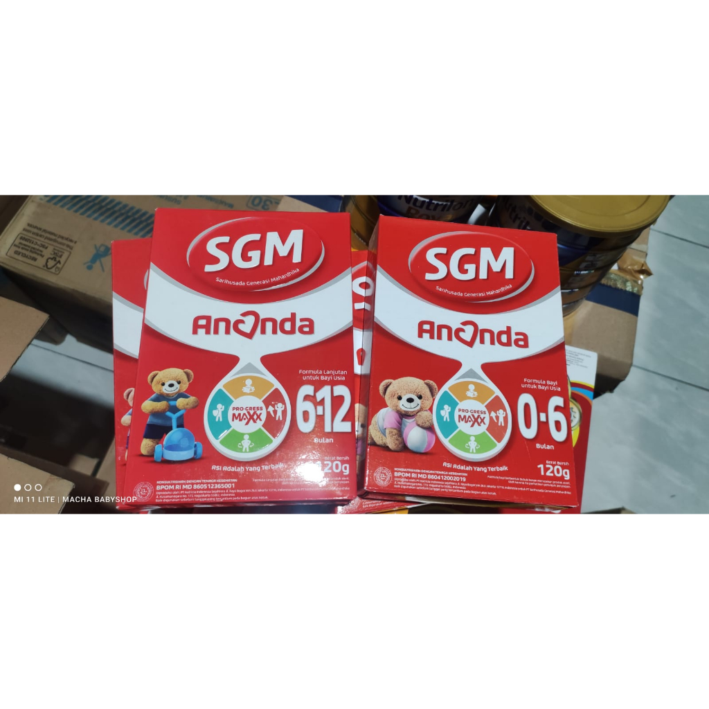 SGM Anada 0-6 / 6-12 120gram murahh