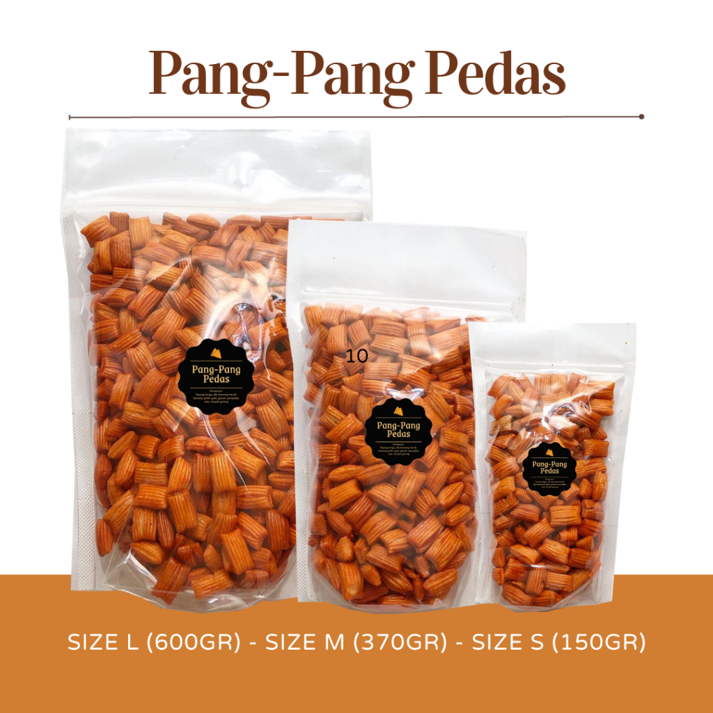 [DELISH SNACKS] Pang-Pang (M) 370gr / Snack Cemilan / Camilan Enak Gurih Manis / Pang Pang