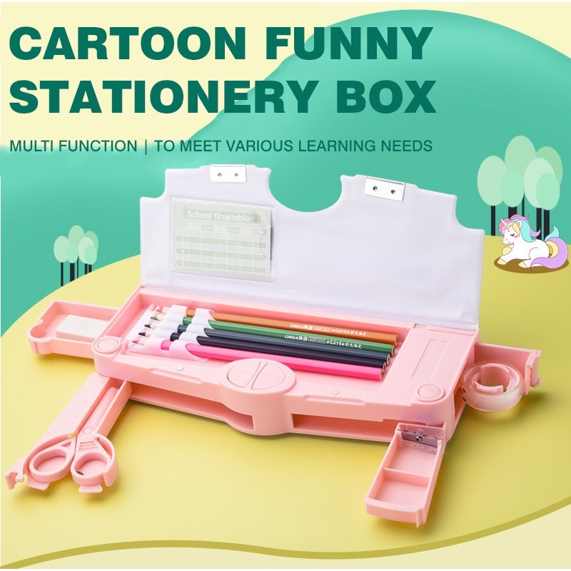 Gelasa Kotak Pensil Anak Multifungsi Serbaguna