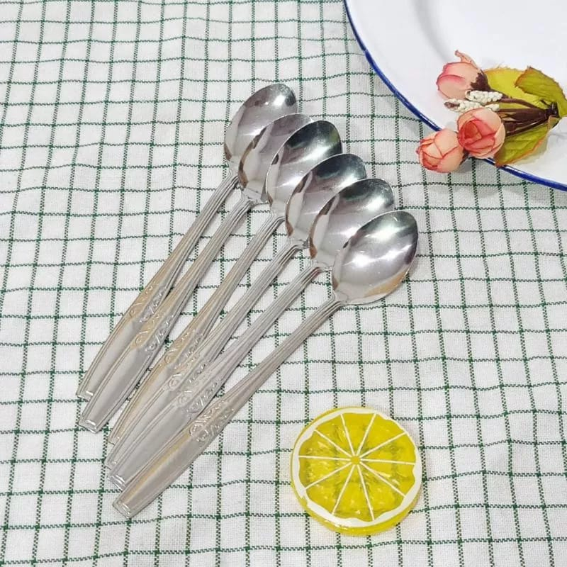 PROMO ( 12 PCS/1 LUSIN) Sendok stainless steel/ sendok teh /sendok es/sendok stainless/tea spoon/ice spoon