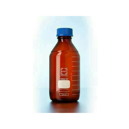 DURAN Botol Sampel Coklat 1000 mL Laboratory Bottle Amber