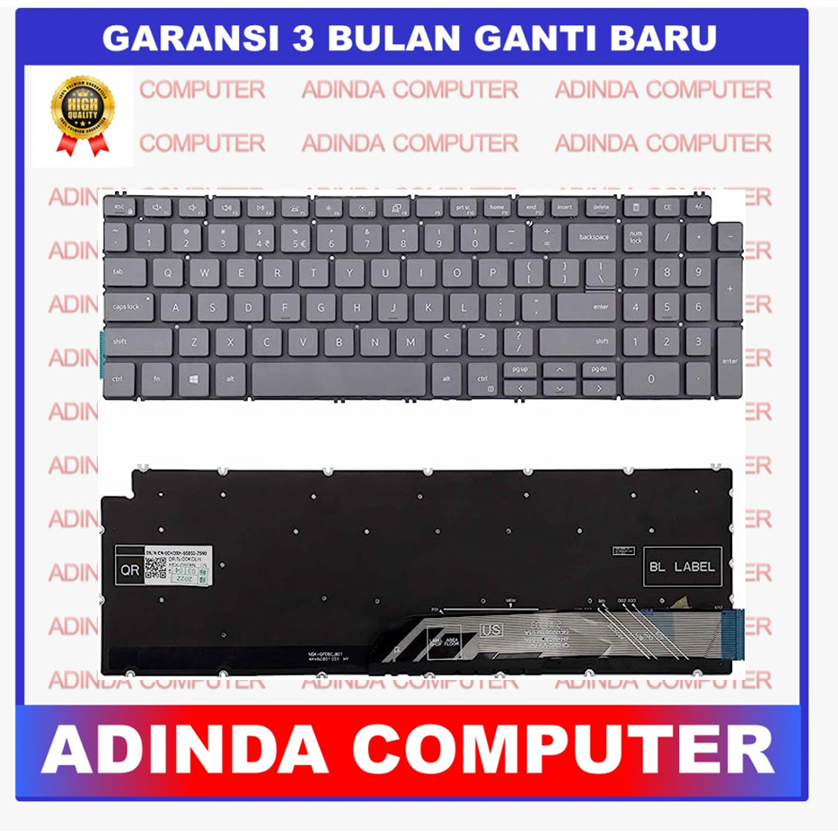 Keyboard Dell Inspiron 5590 5584 5590 5593 5593 5594 5598 7590 7591 7790 7791 15-5594 15-5598 15-7590 5594 5000