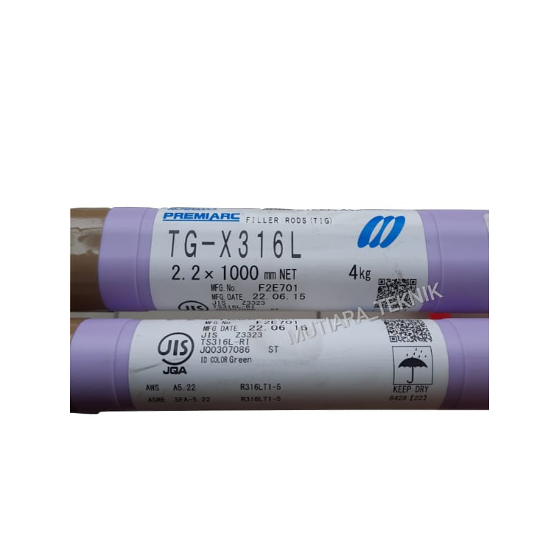 KAWAT LAS KOBELCO TGX-316L/KAWAT LAS TIG ARGON FLUX CORED LOW CARBON - 2.2mm