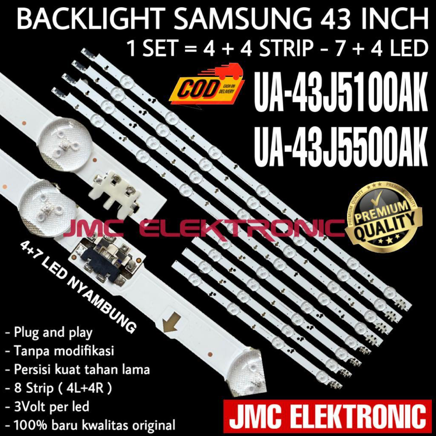 BACKLIGHT TV LED SAMSUNG 43 INCH 43J5100 43J5500 UA43J5100 UA43J5500 UA43J5100AK UA43J5500AK