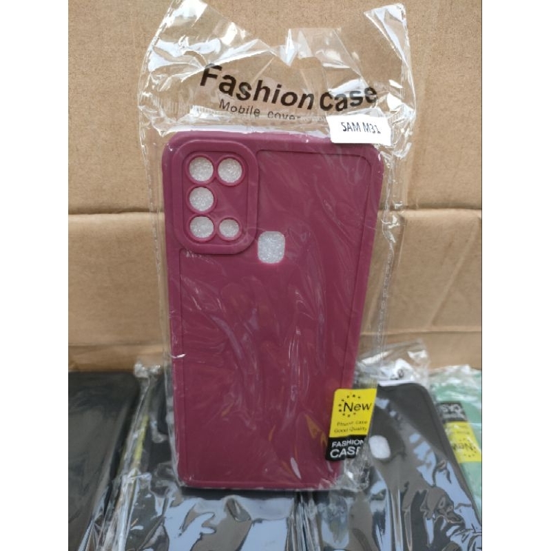 Softcase Samsung M31 Silikon Casing Case Macaron Pelindung Pro Camera