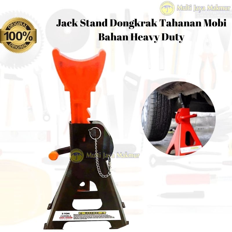 AMTECH 1 Set (2pcs) 3T Jack Stand 3 Ton Alat Tahanan Penyangga Body Mobil