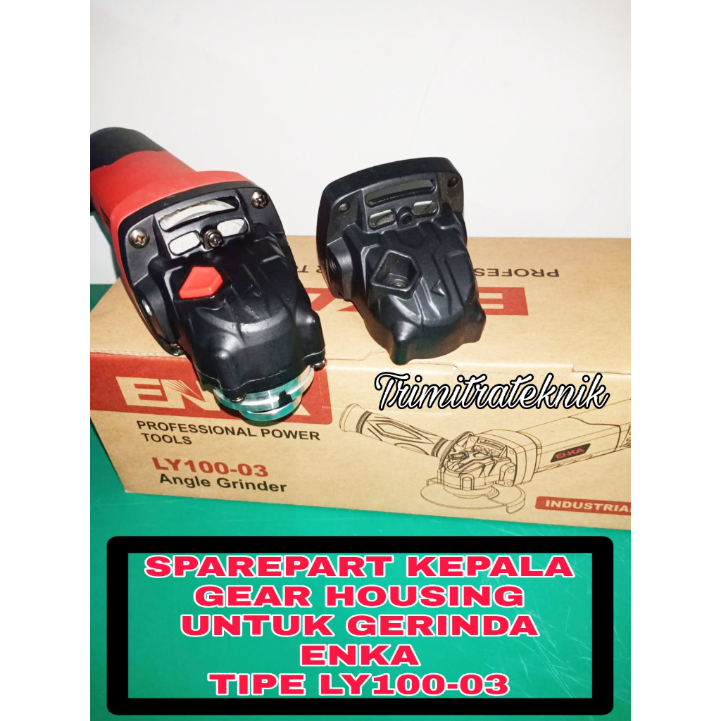 Kepala Gerinda LY100-03 Sparepart Gear Case Mesin Gerinda ENKA LY100-03