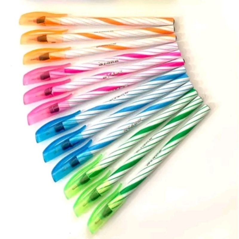 

ATH 50pcs PULPEN WARNA - WARNI ULIR KEMAS MIKA souvenir pernikahan khitanan ulang tahun murah unik