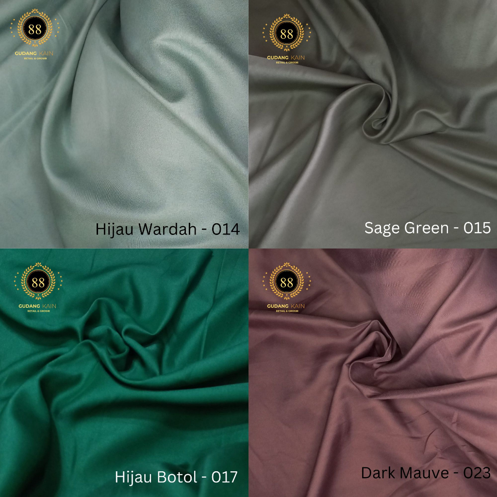 Kain Satin Velvet Premium Polos Bridesmaid [Harga 1 Roll - Isi 50 Yard]