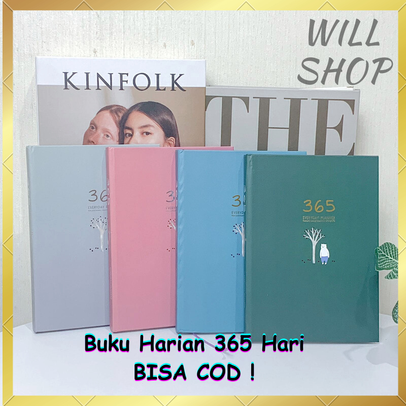 

Days Everyday Planner Colorful Inner Page Illustration / Notebook B6 Tahunan Rencana Harian Jurnal / Buku Harian 365 Hari Bisa Cod