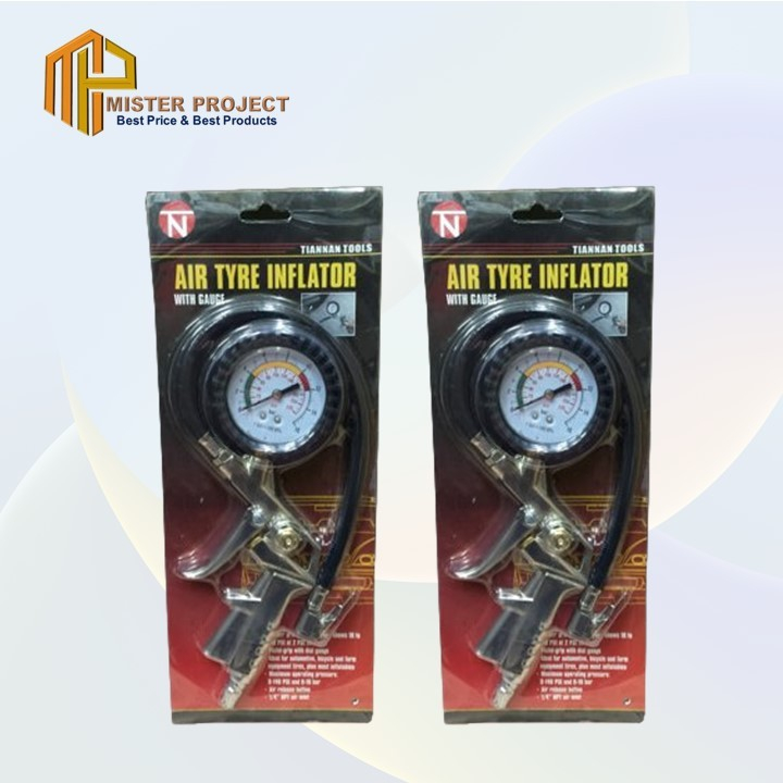 Tire Inflator Air Pressure Gun Ukuran Angin