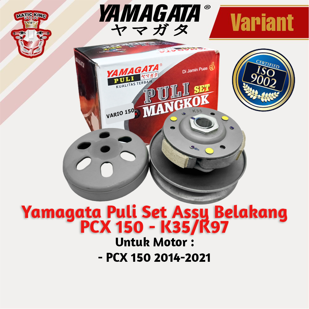 Pully Pulley Puli Belakang assy Honda PCX / ADV 150 2014-2021 K35/K97 Yamagata