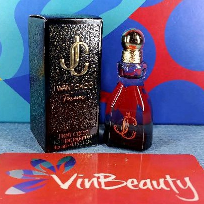 Miniatur Parfum OriginaL Jim my Choo I Want Choo Forever EDP 4.5 ml For Women Murah