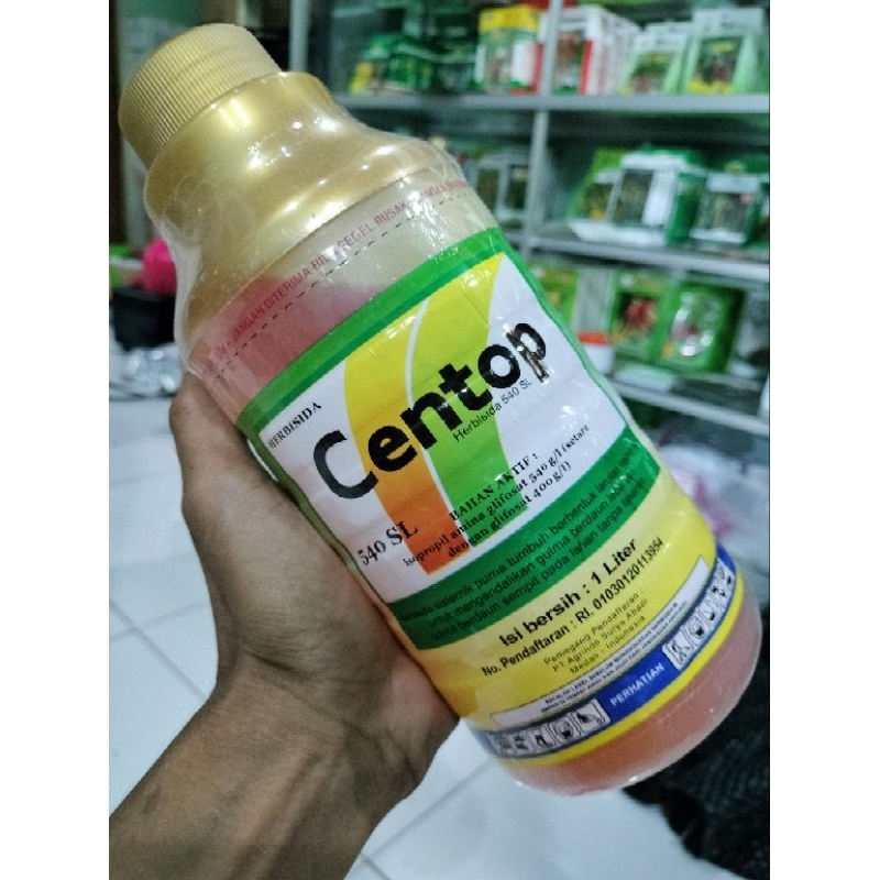 Herbisida Centop 540 SL 1 Liter Glifosat Obat Rumput Tuntas Sampai Akar