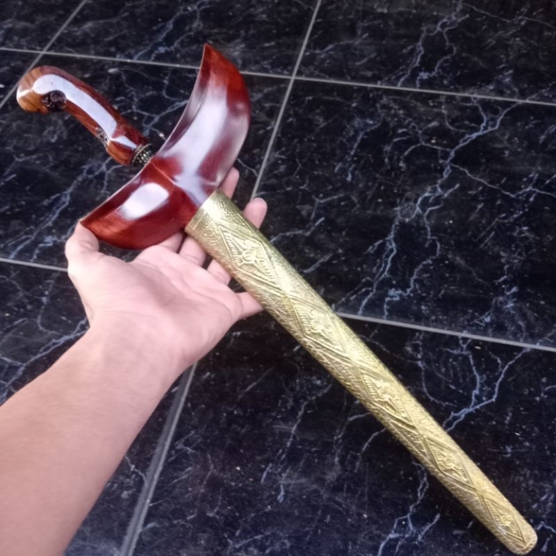 Warangka Keris Model Wulan Tumanggal Bahan Kayu Nogosari Garap Alusan