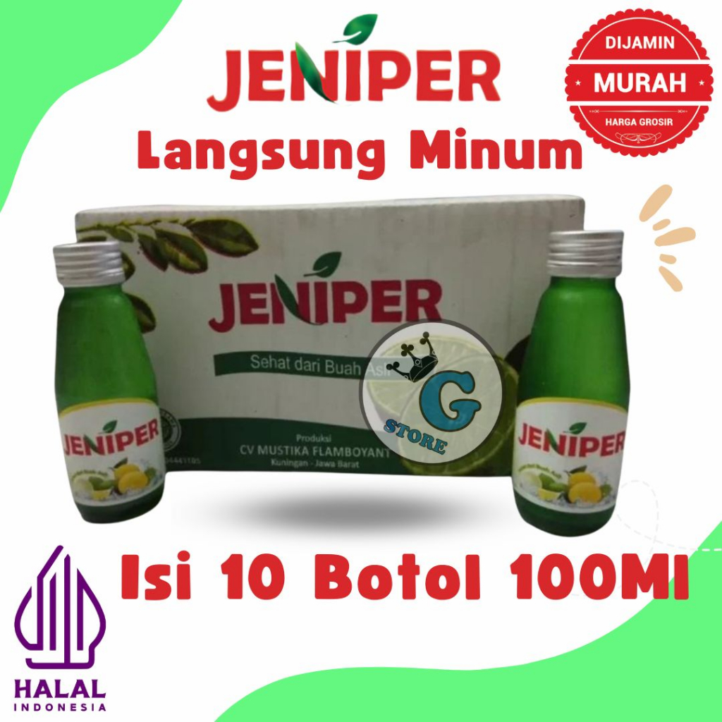 

JENIPER SIRUP SYRUP SARI PERASAN JERUK NIPIS SARI LEMON ASLI LANGSUNG MINUM 1 DUS ISI 10 BOTOL @100ML OLEH-OLEH KHAS KUNINGAN