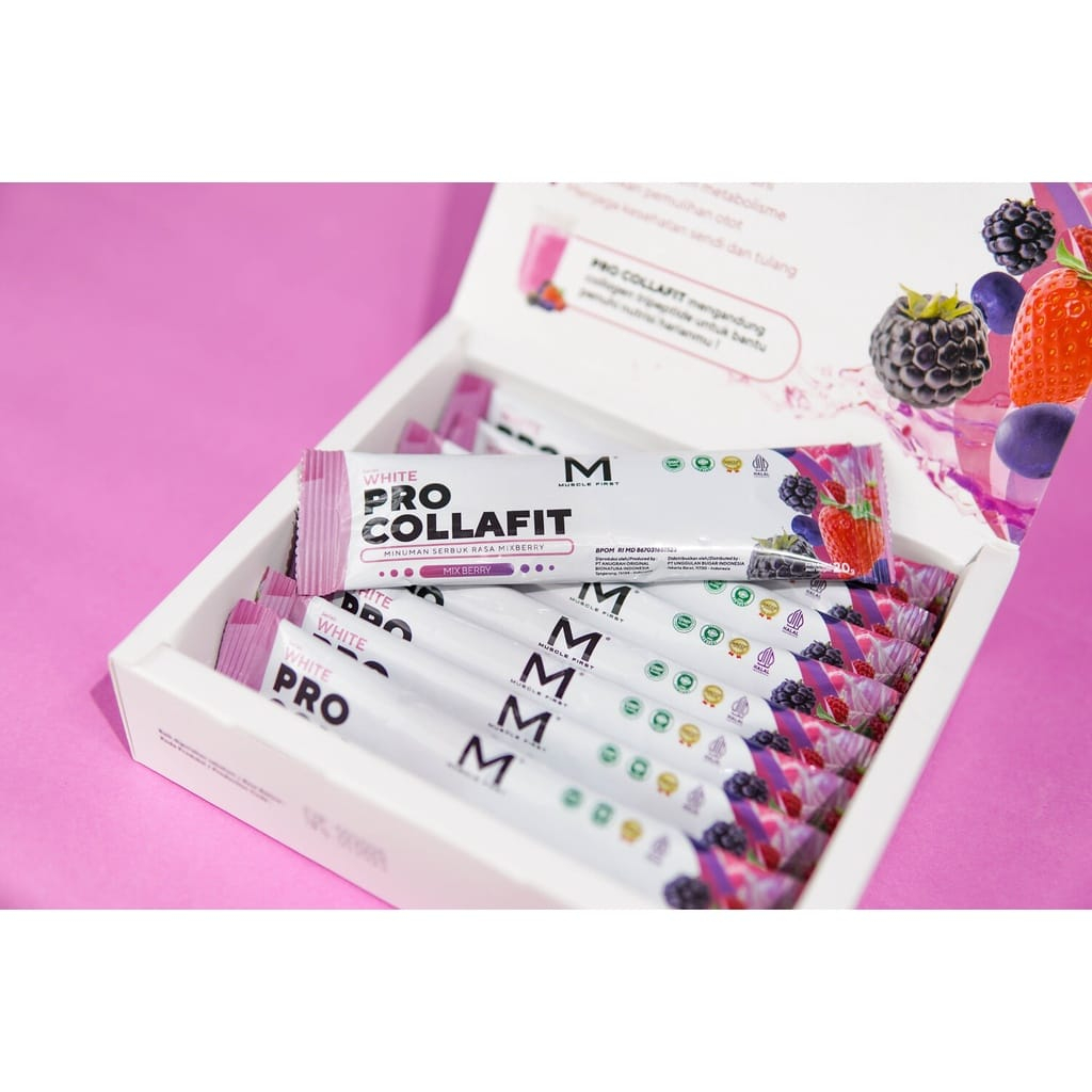 Muscle First Pro Collafit Sachet - Collagen Drink Minuman Kolagen