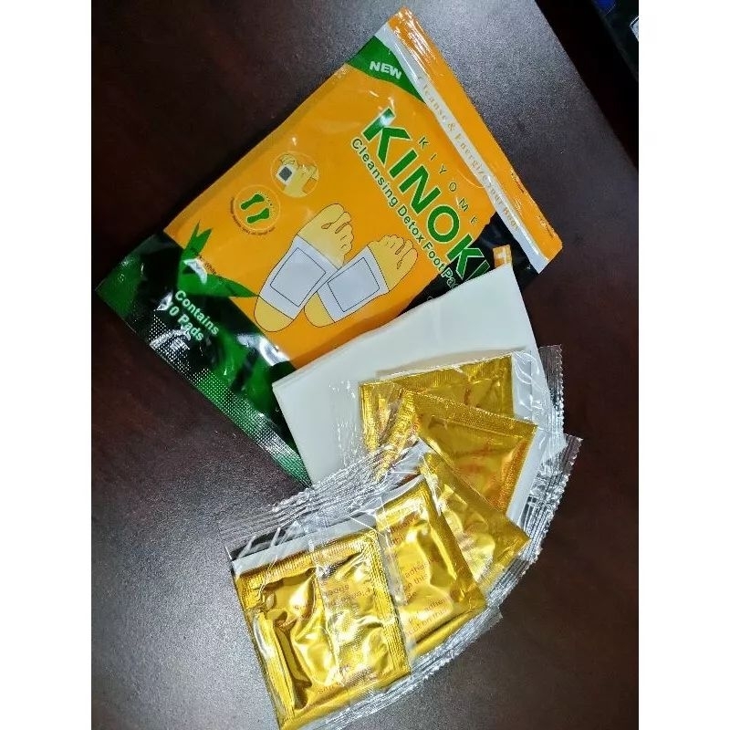 `ღ´ PHINKL `ღ´ Kinoki Gold per 10 sachet Herbal angkat nyeri di kaki koyo herbal untuk mengeluarkan racun