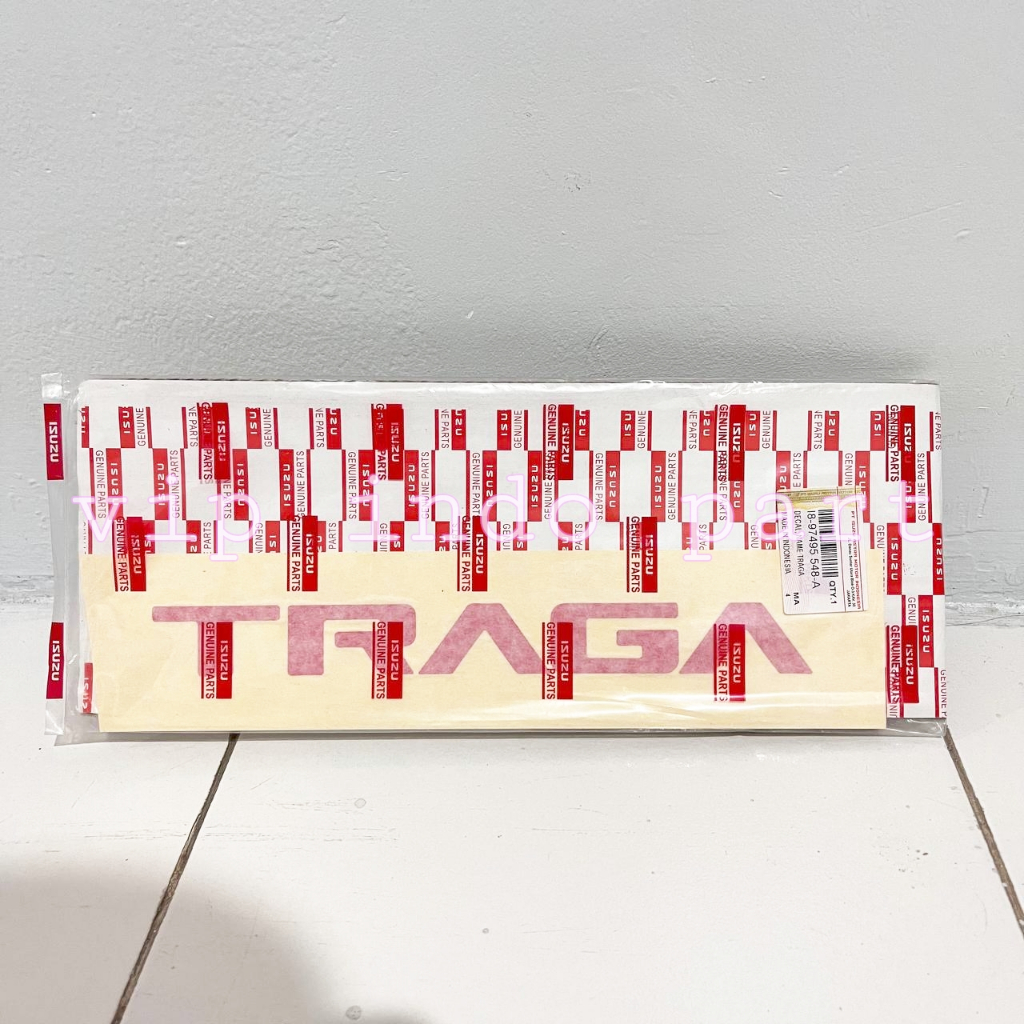 DECAL STICKER TRAGA KEDOK TAMENG BAGIAN DEPAN ORIGINAL ISUZU