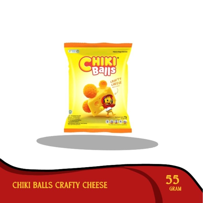 

CHIKI Balls Makanan Ringan Crafty Cheese 55 g