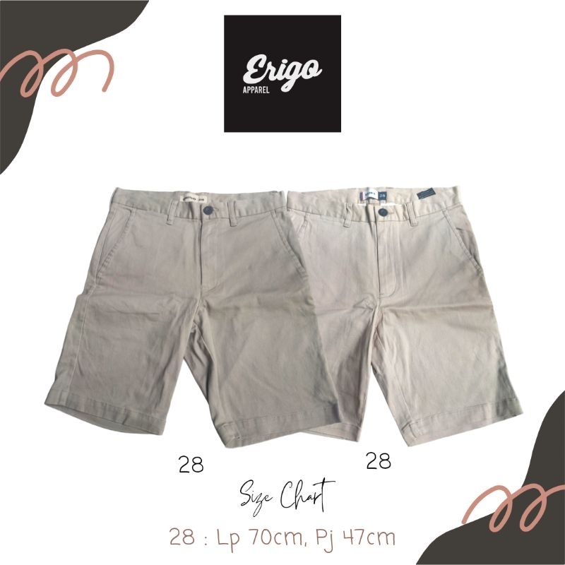 celana pendek erigo ori