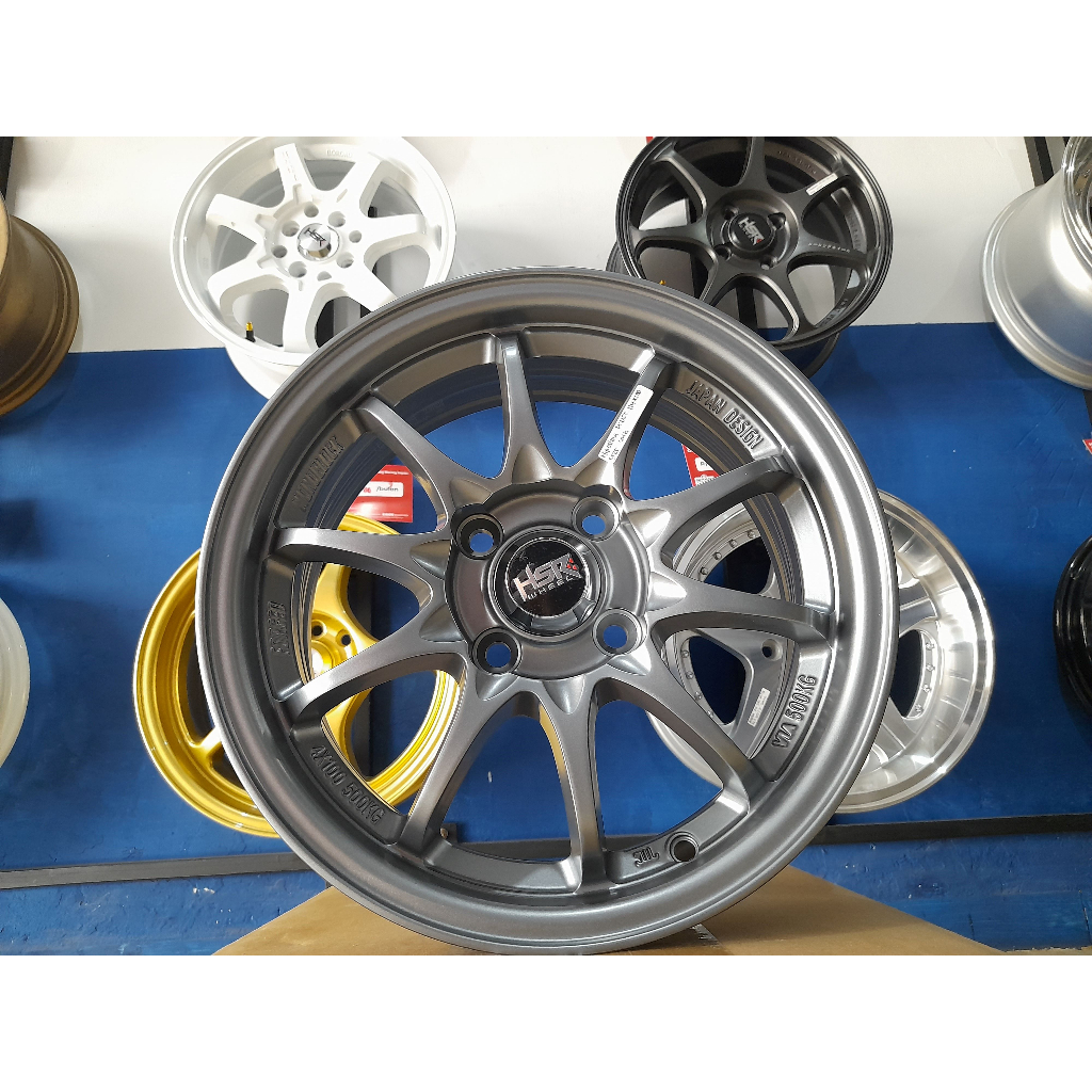 tipe terbaru hsr hiroshima velg ring 14 ukuran standar buat brio agya