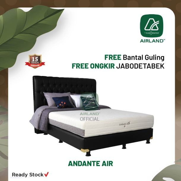 Airland Andante Air 180 x 200 Cm Spring Bed Frazer Headboard