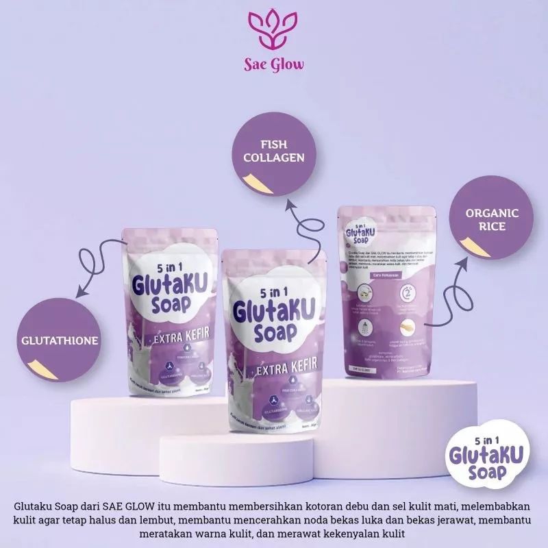 SABUN GLUTAKU SOAP 5 IN 1 ORIGINAL