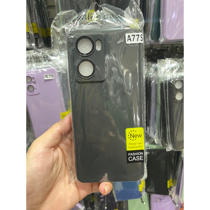 OPPO A57 2022 A58 A77S A71 A74 A76 A36 A78 A83 A96 Softcase Silikon Pelindung Layar / Protector Lensa Camera