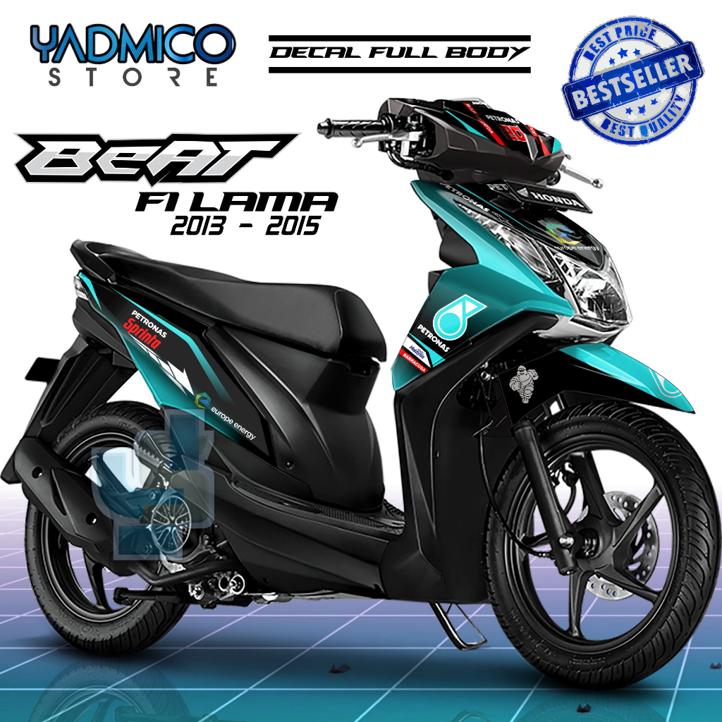 Decal Beat Fi 2013 Full Body - Stiker Motor Beat Fi 2014 Full Body - Decal Hologram Beat Fi 2015 Ful