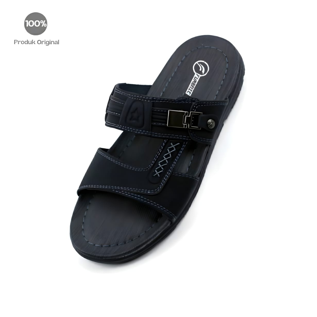 Sandal Slide Slop Pria Dewasa Casual Furenic Sendal Selop Cowok Kekinian Trendy