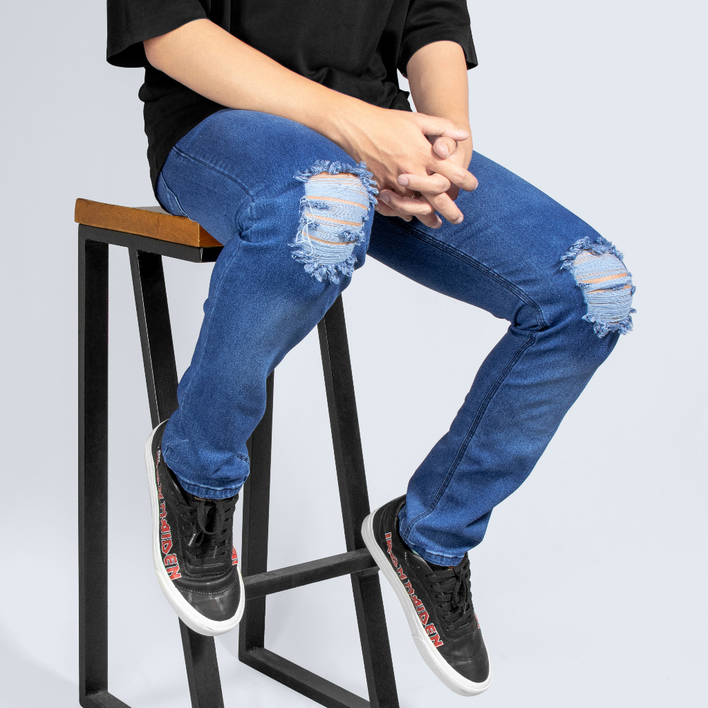 CELANA SOBEK PRIA/ CELANA BOLONG/CELANA PENSIL SOBEK PRIA 2022/CELANA JEANS PRIA SOBEK KEREN