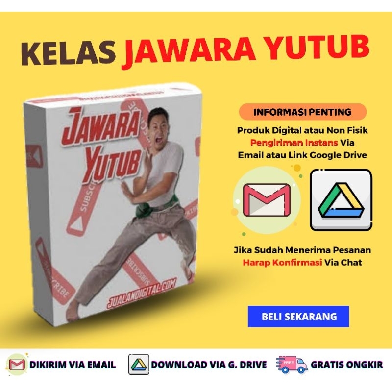 Kelas Jawara Youtube ( Belajar Youtuber )