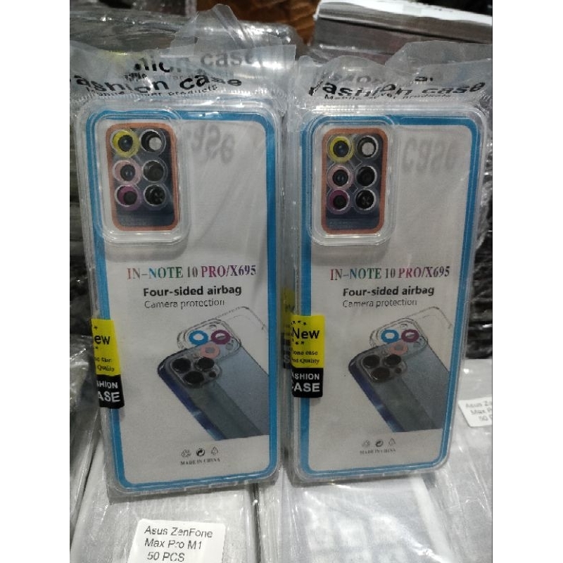 Softcase Infinix Note 10 Pro Silikon Casing Case Bening Transparan Pelindung Pro Camera