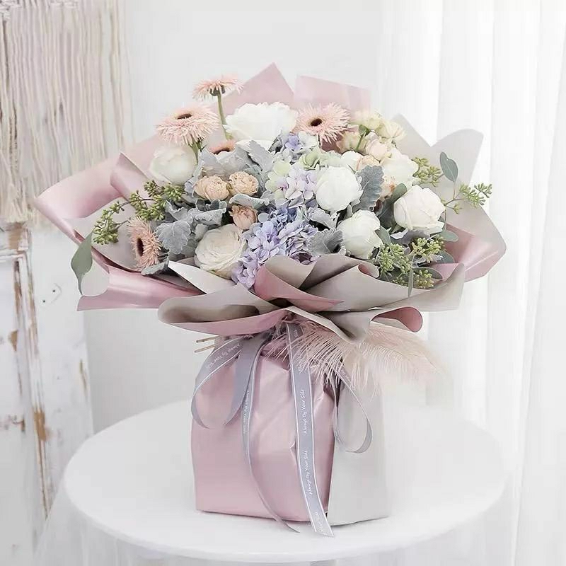 Flower Wrapping Bi Color Rose Gold cellophane florist