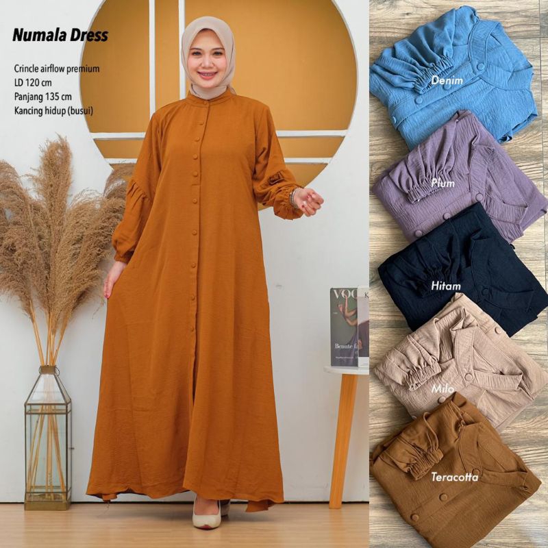 Gamis Airflow - Numala Dress //JF1022